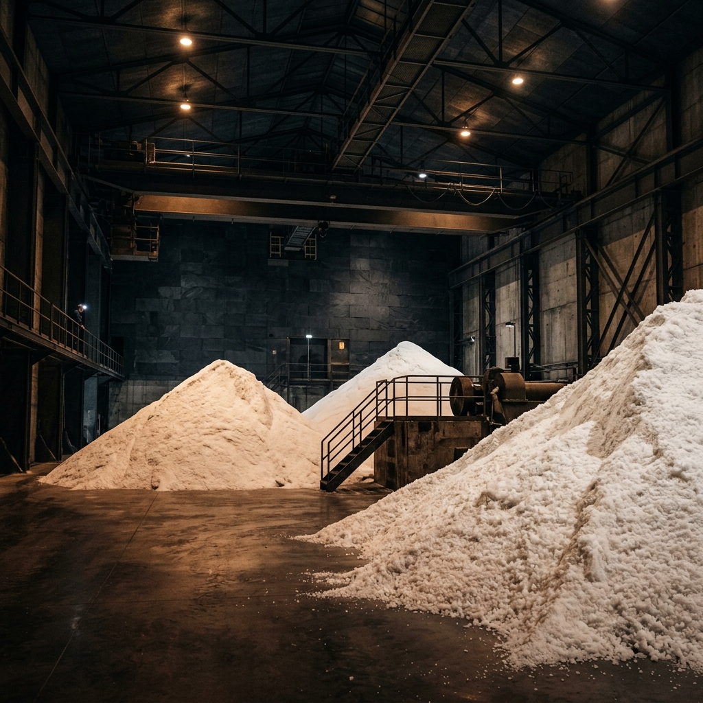 Industrial salt manufacturing