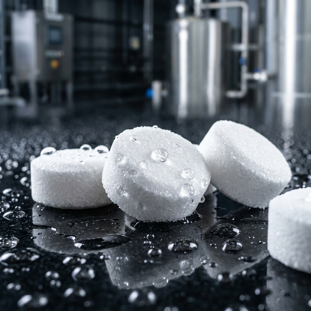 High purity salt tablets